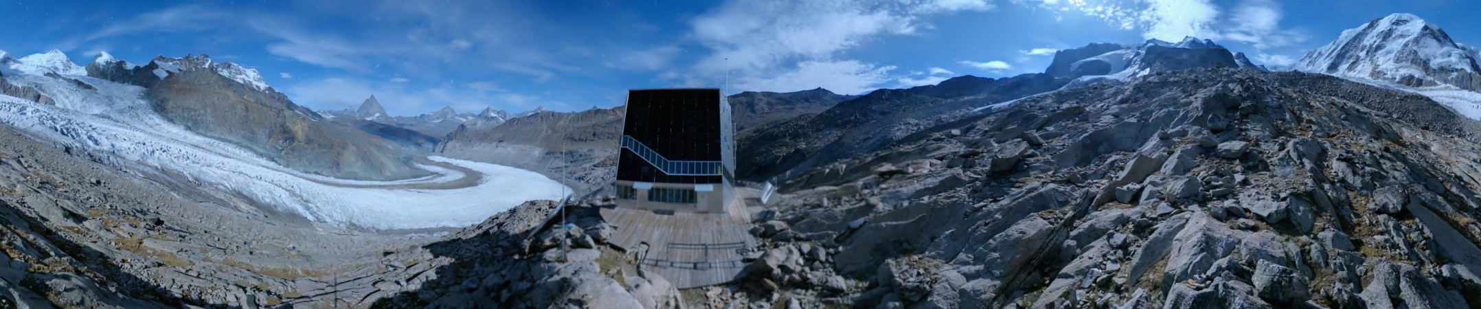 Zermatt Tourismus Monte Rosa snow cam captured at 29 September 2026 at 11:49 pm GMT+2