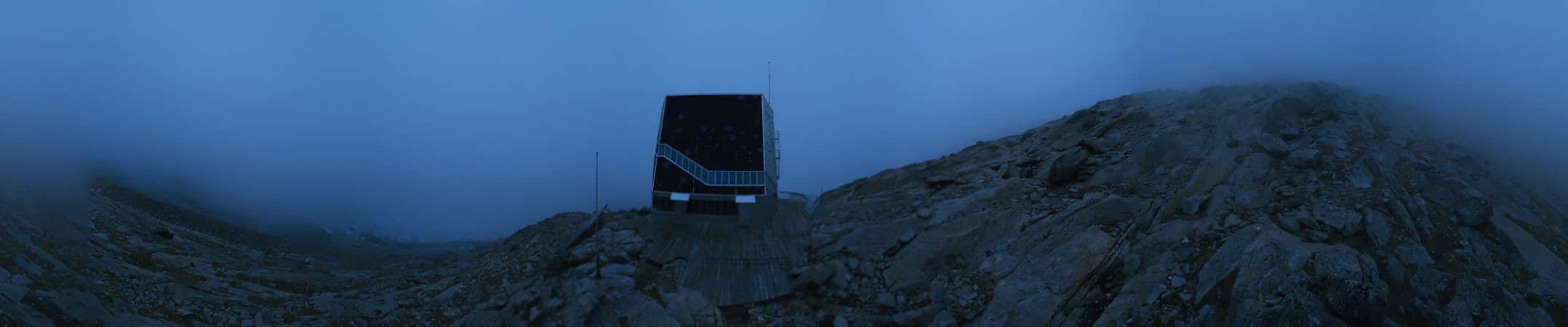 Zermatt Tourismus Monte Rosa snow cam captured at 1 October 2026 at 11:49 pm GMT+2