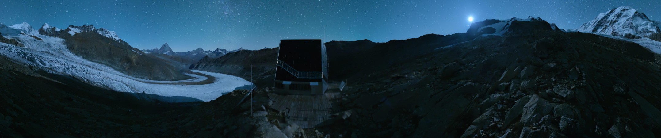 Zermatt Tourismus Monte Rosa snow cam captured at 6 October 2026 at 4:52 am GMT+2