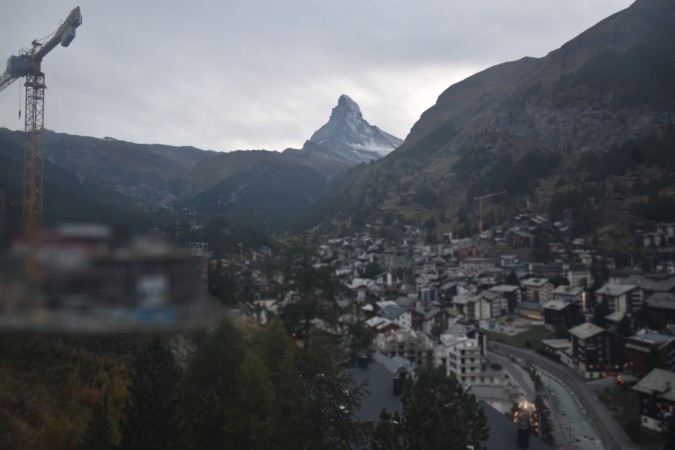 Zermatt Tourismus Schönegg Hotel snow cam captured at 29 September 2026 at 7:29 pm GMT+2