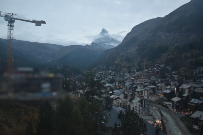 Zermatt Tourismus Schönegg Hotel snow cam captured at 30 September 2026 at 7:30 pm GMT+2