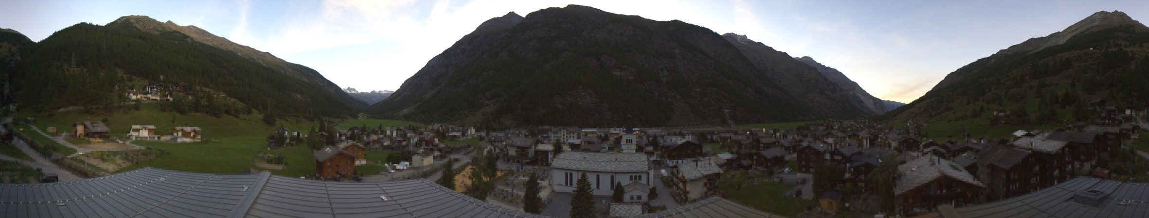 Zermatt Tourismus Täsch Dorf snow cam captured at 12 September 2026 at 8:01 pm GMT+2