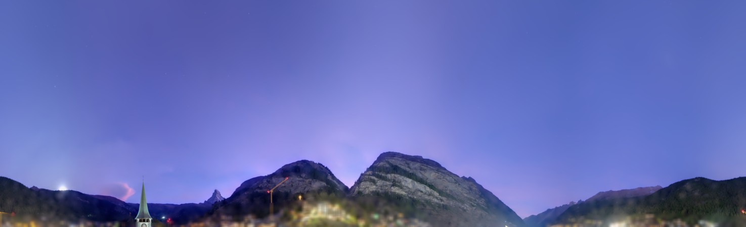 Zermatt Tourismus Zermatterhof snow cam captured at 21 September 2026 at 8:28 pm GMT+2