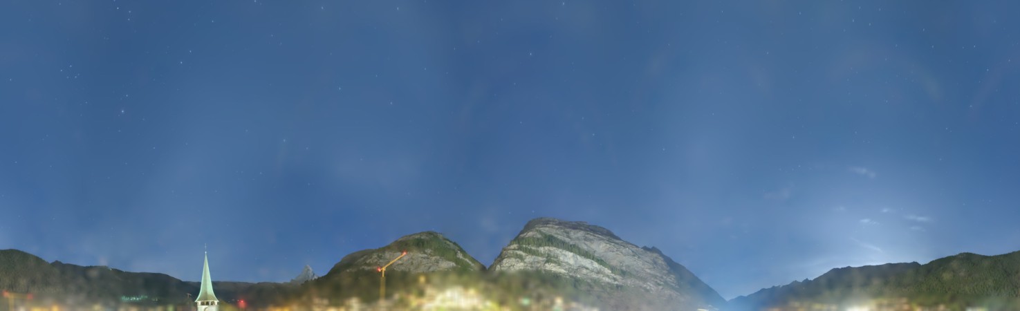 Zermatt Tourismus Zermatterhof snow cam captured at 28 September 2026 at 8:57 pm GMT+2