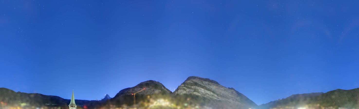 Zermatt Tourismus Zermatterhof snow cam captured at 5 October 2026 at 8:20 pm GMT+2