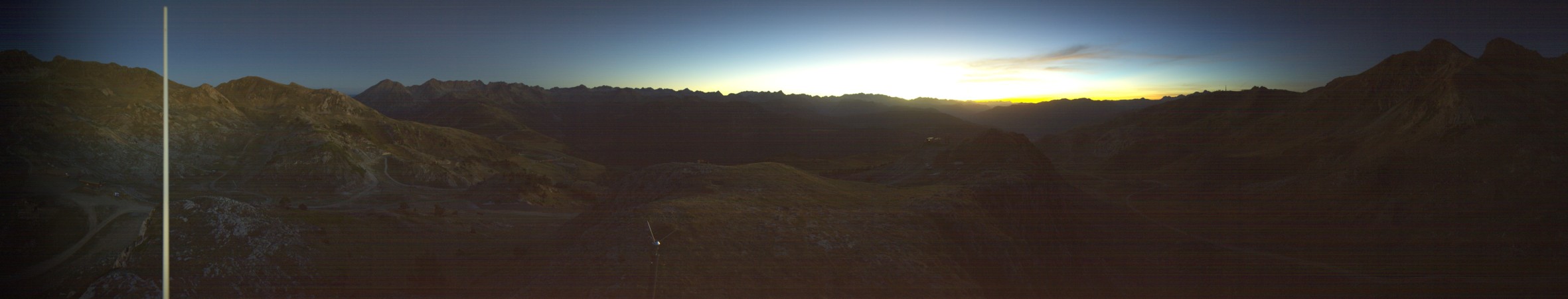 Baqueira Teso snow cam captured at 13 September 2026 at 8:54 pm GMT+2