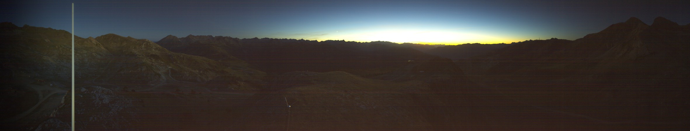 Baqueira Teso snow cam captured at 14 September 2026 at 8:46 pm GMT+2
