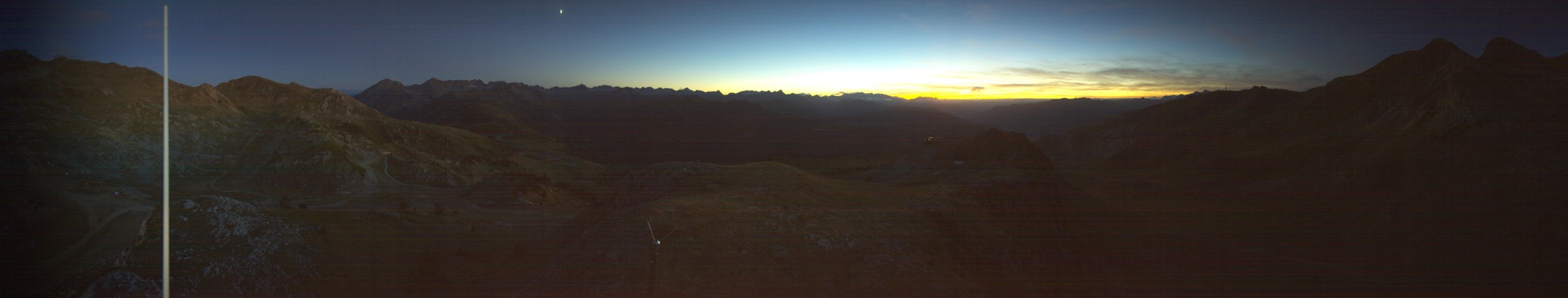 Baqueira Teso snow cam captured at 18 September 2026 at 8:41 pm GMT+2