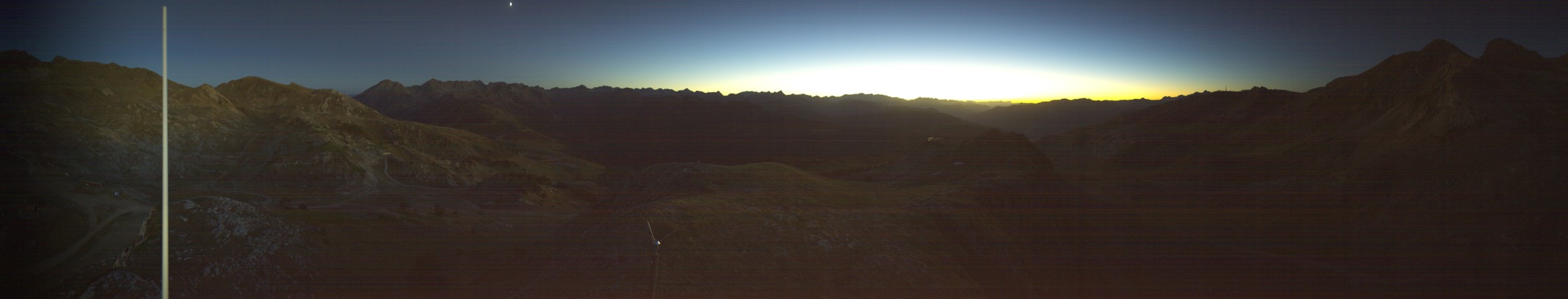 Baqueira Teso snow cam captured at 19 September 2026 at 8:47 pm GMT+2