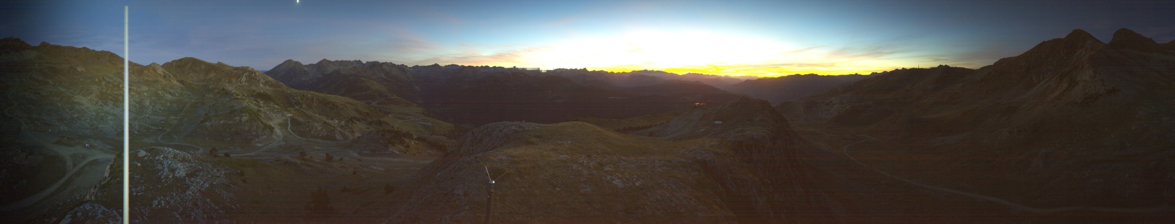 Baqueira Teso snow cam captured at 21 September 2026 at 8:24 pm GMT+2