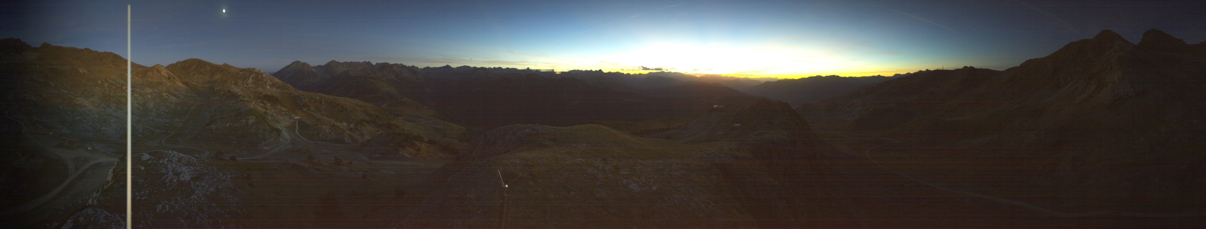 Baqueira Teso snow cam captured at 23 September 2026 at 8:36 pm GMT+2