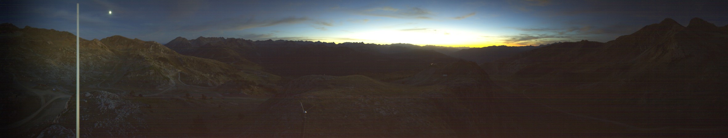 Baqueira Teso snow cam captured at 24 September 2026 at 8:27 pm GMT+2
