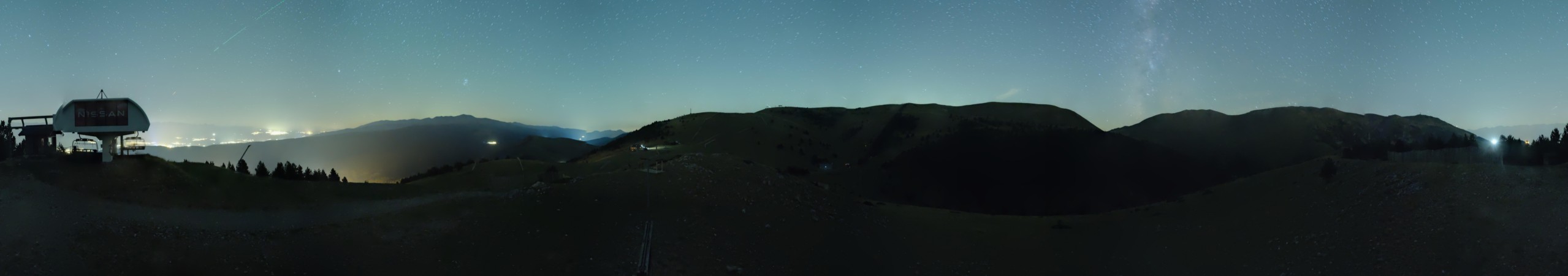 FGC Cap de Comella superior snow cam captured at 14 September 2026 at 11:54 pm GMT+2