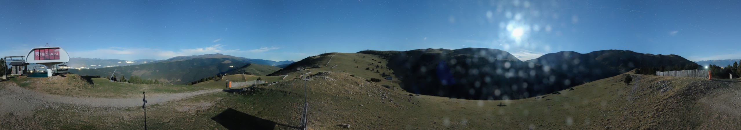 FGC Cap de Comella superior snow cam captured at 20 September 2026 at 11:53 pm GMT+2