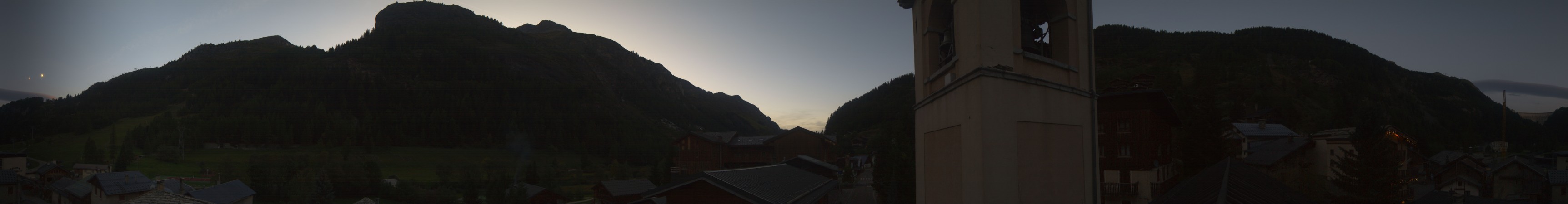 Tignes Brévières snow cam captured at 20 September 2026 at 7:48 pm GMT+2