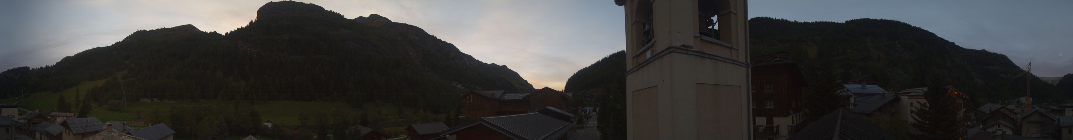 Tignes Brévières snow cam captured at 21 September 2026 at 7:39 pm GMT+2