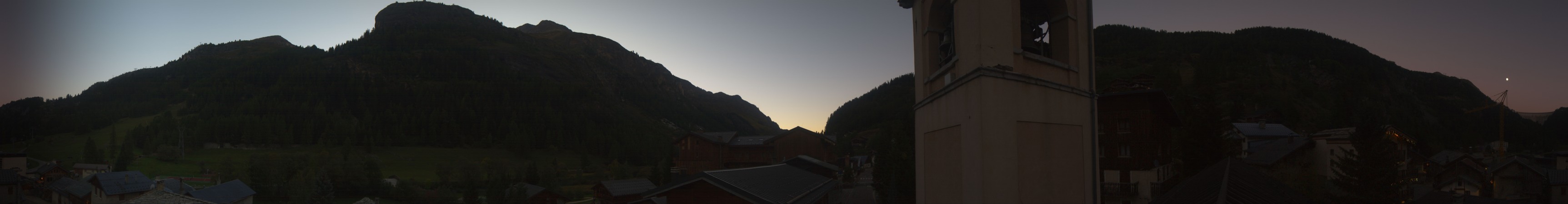 Tignes Brévières snow cam captured at 22 September 2026 at 7:50 pm GMT+2