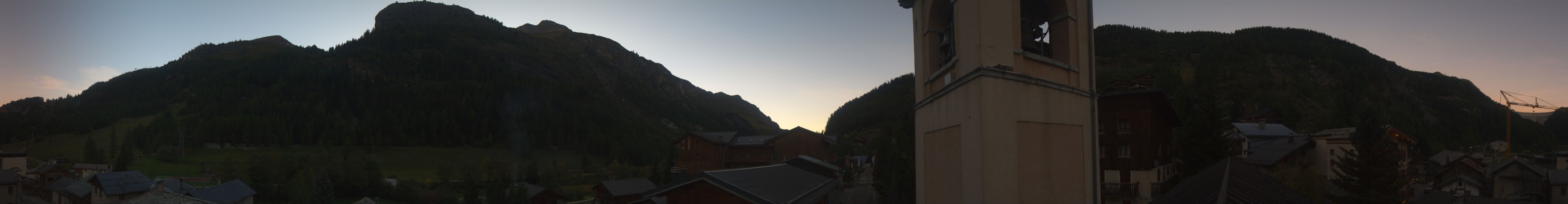 Tignes Brévières snow cam captured at 25 September 2026 at 7:45 pm GMT+2