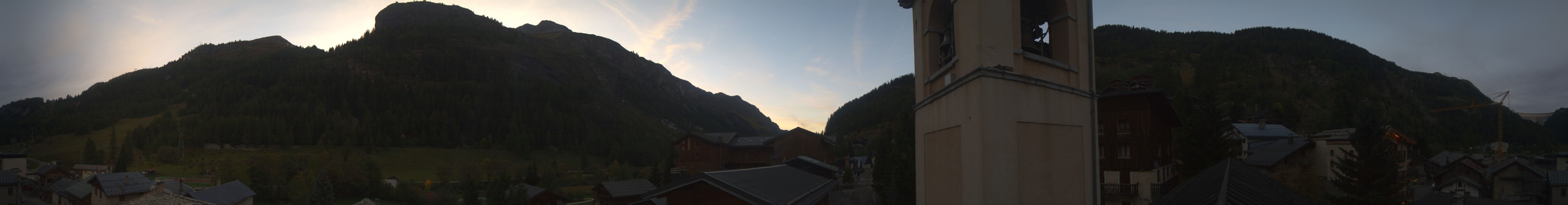 Tignes Brévières snow cam captured at 28 September 2026 at 7:39 pm GMT+2