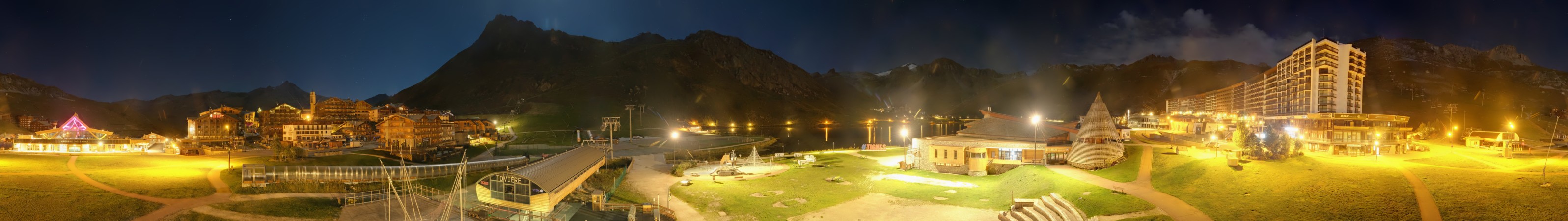 Tignes Lac snow cam captured at 27 September 2026 at 11:45 pm GMT+2