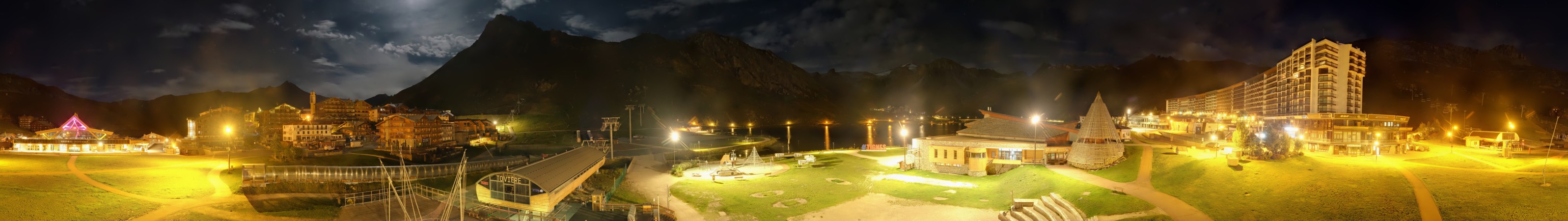 Tignes Lac snow cam captured at 29 September 2026 at 11:46 pm GMT+2