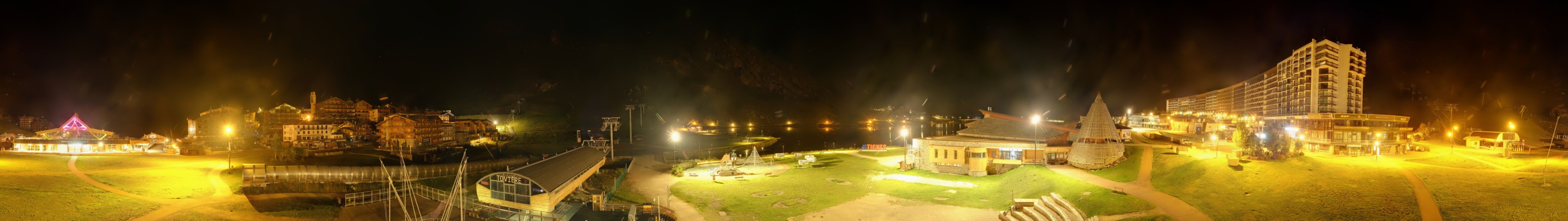Tignes Lac snow cam captured at 5 October 2026 at 11:49 pm GMT+2