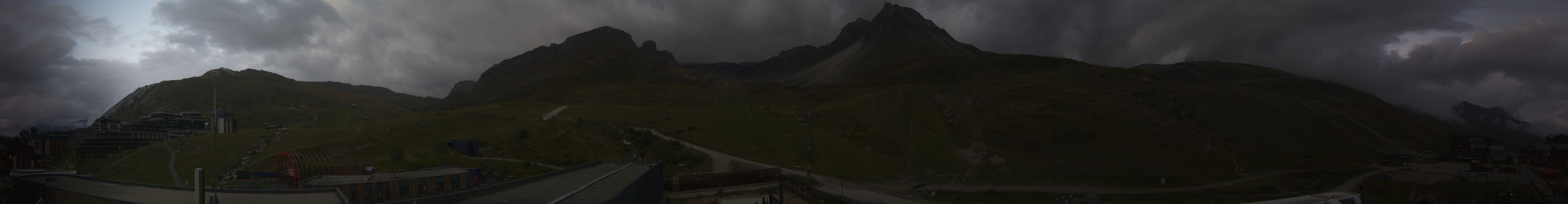 Tignes Val Claret snow cam captured at 16 September 2026 at 8:01 pm GMT+2