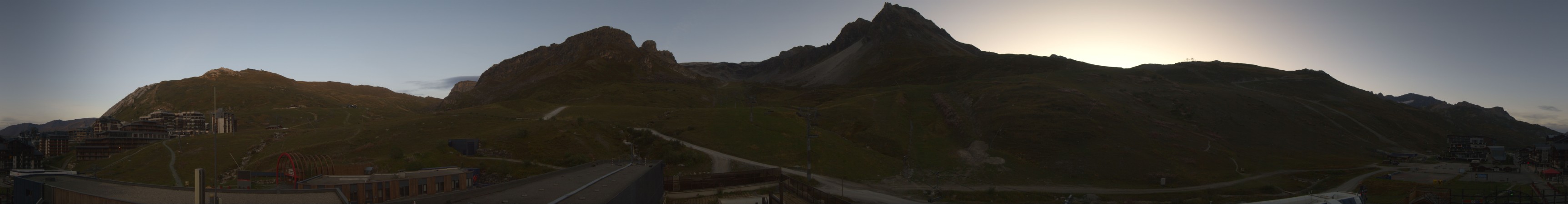 Tignes Val Claret snow cam captured at 20 September 2026 at 7:49 pm GMT+2