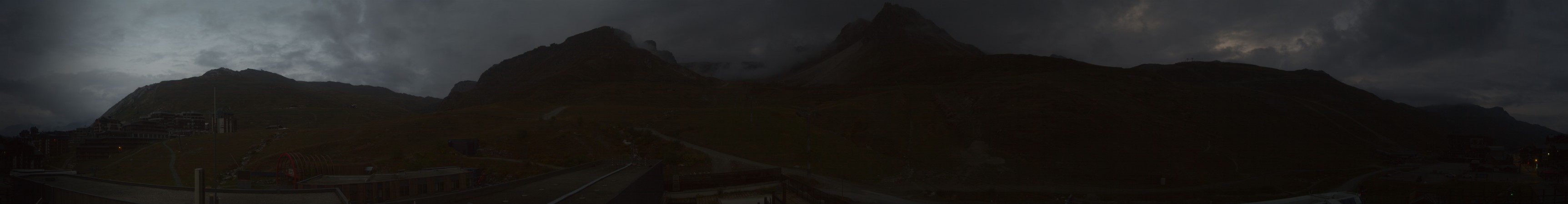 Tignes Val Claret snow cam captured at 3 October 2026 at 7:26 pm GMT+2