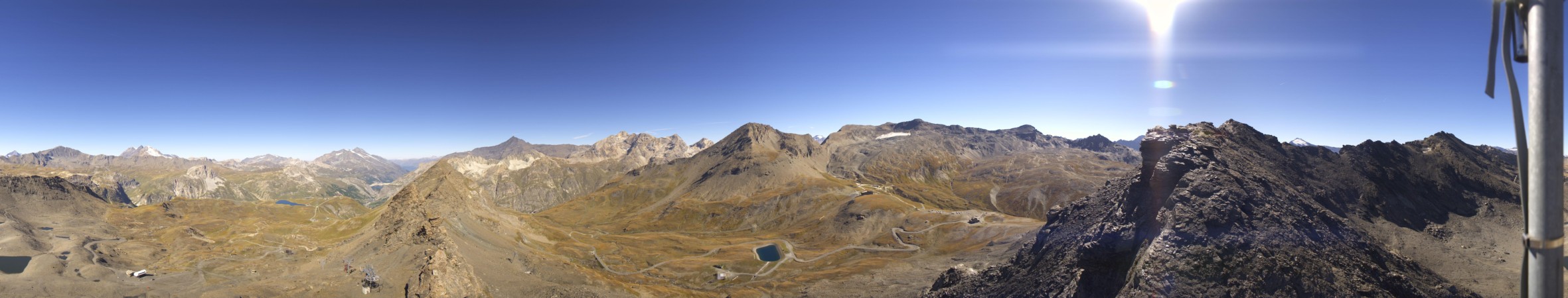 Val d'Isère Crête des Lessières snow cam captured at 15 September 2026 at 11:24 am GMT+2