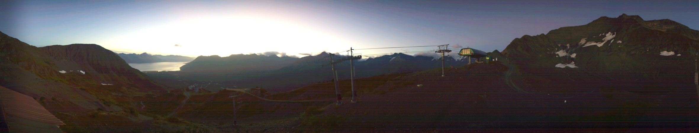 Alyeska Resort Alyeska Resort snow cam captured at 12 September 2026 at 11:07 pm GMT-6