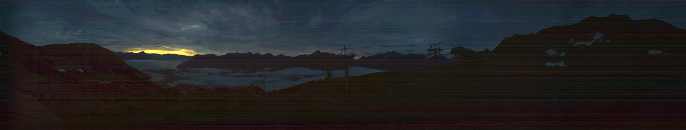 Alyeska Resort Alyeska Resort snow cam captured at 13 September 2026 at 11:08 pm GMT-6