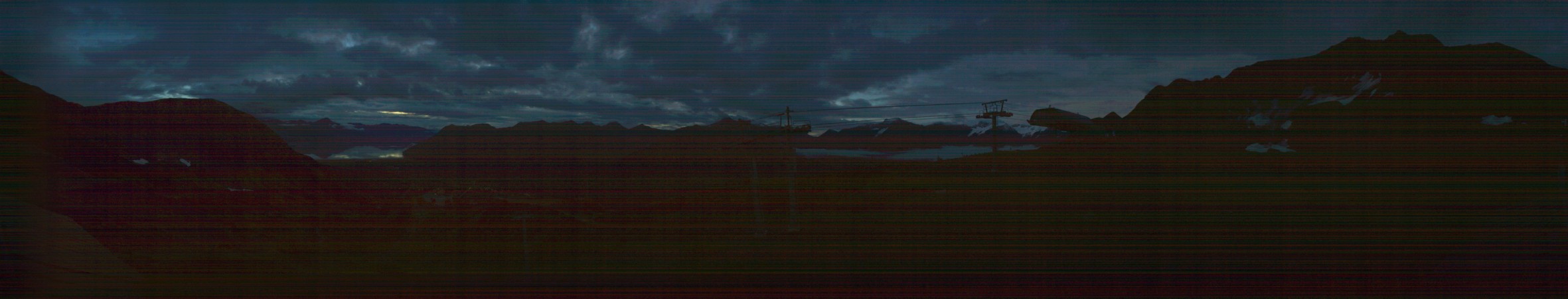 Alyeska Resort Alyeska Resort snow cam captured at 20 September 2026 at 10:49 pm GMT-6