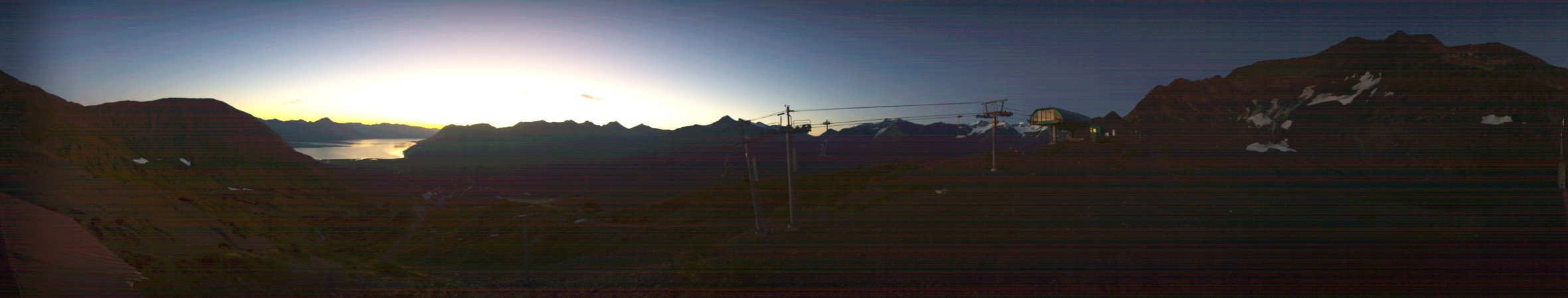 Alyeska Resort Alyeska Resort snow cam captured at 23 September 2026 at 10:38 pm GMT-6
