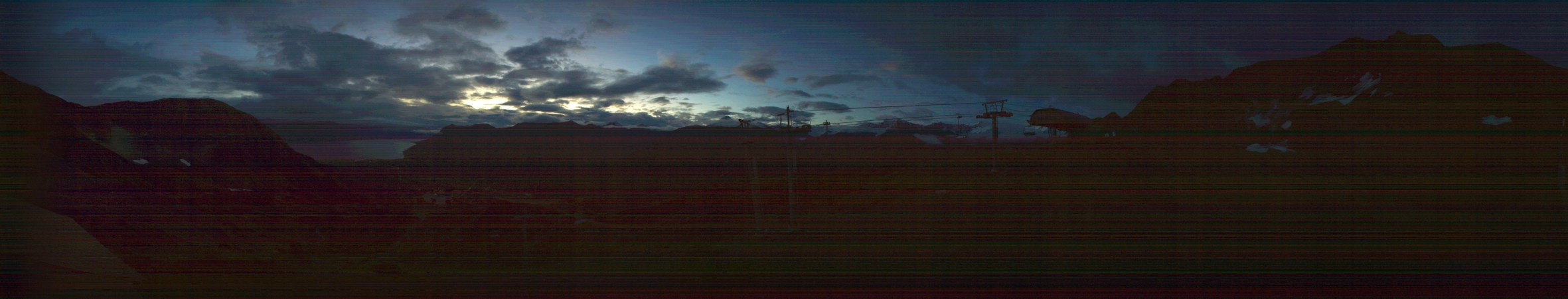 Alyeska Resort Alyeska Resort snow cam captured at 27 September 2026 at 10:21 pm GMT-6