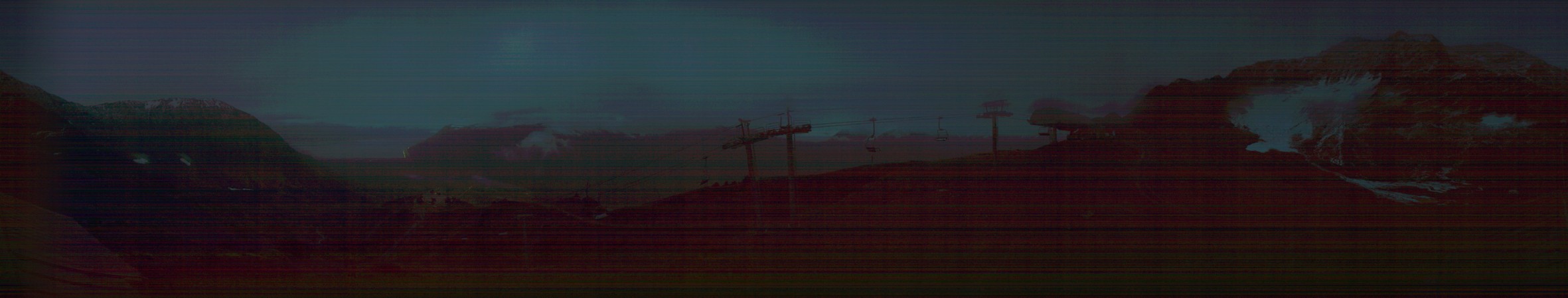 Alyeska Resort Alyeska Resort snow cam captured at 4 October 2026 at 10:01 pm GMT-6