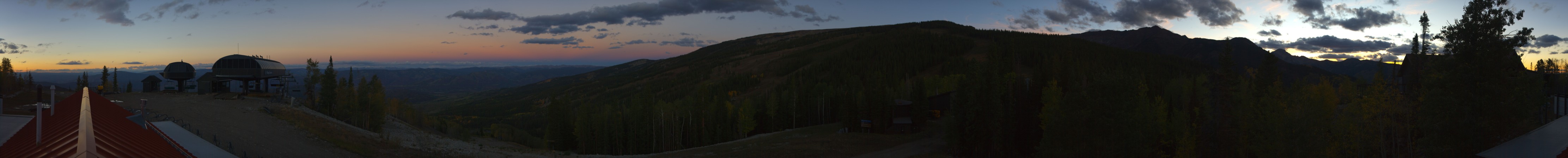 Aspen Snowmass Sams Knob snow cam captured at 20 September 2026 at 7:21 pm GMT-6