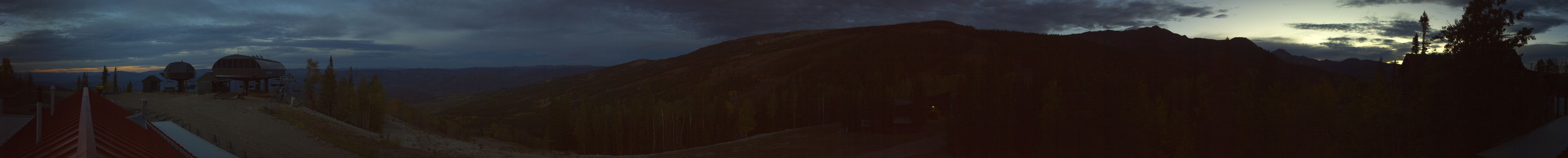 Aspen Snowmass Sams Knob snow cam captured at 21 September 2026 at 7:33 pm GMT-6