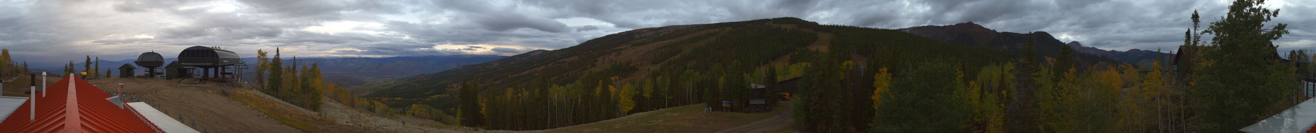 Aspen Snowmass Sams Knob snow cam captured at 24 September 2026 at 7:14 pm GMT-6