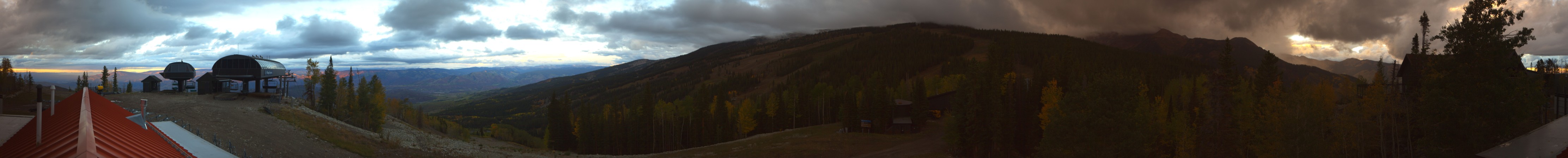 Aspen Snowmass Sams Knob snow cam captured at 25 September 2026 at 7:15 pm GMT-6