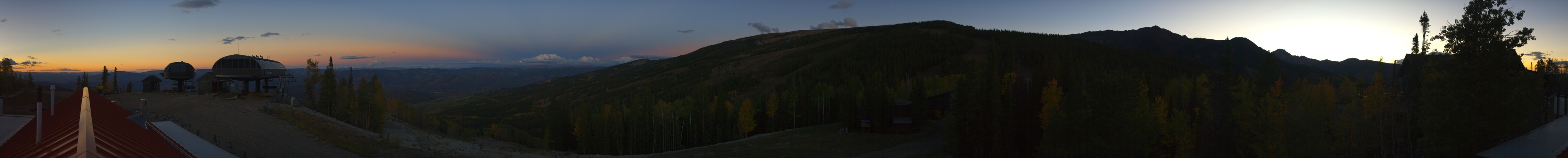 Aspen Snowmass Sams Knob snow cam captured at 26 September 2026 at 7:15 pm GMT-6