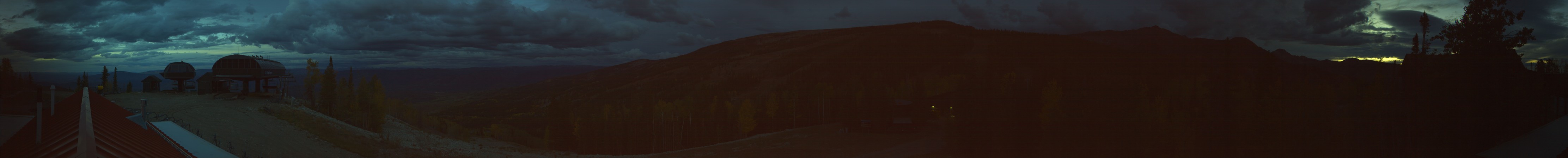 Aspen Snowmass Sams Knob snow cam captured at 27 September 2026 at 7:26 pm GMT-6