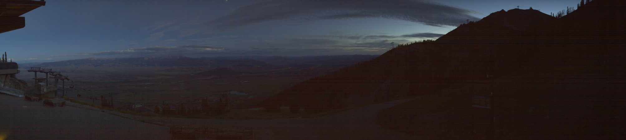Jackson Hole Rendezvous Lodge snow cam captured at 21 September 2026 at 7:56 pm GMT-6