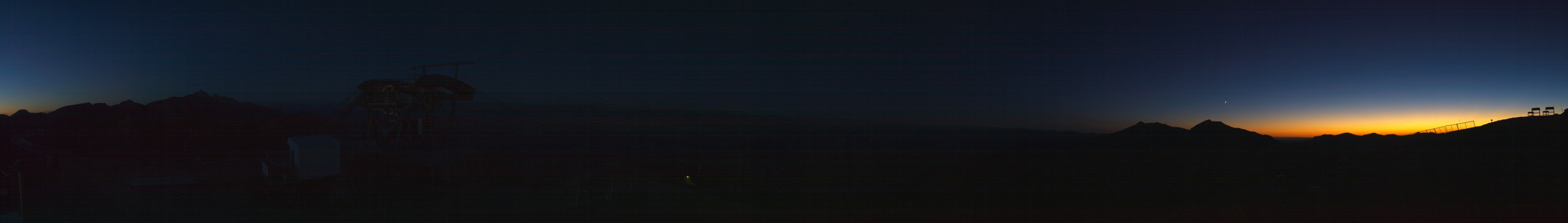 Jackson Hole Summit snow cam captured at 14 September 2026 at 8:19 pm GMT-6