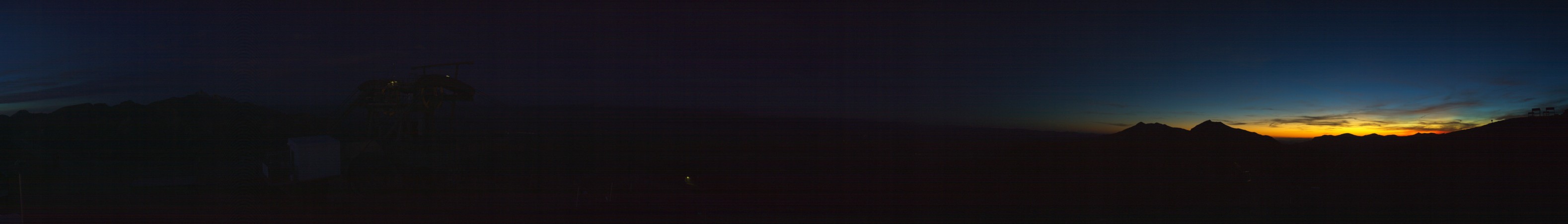 Jackson Hole Summit snow cam captured at 1 October 2026 at 7:58 pm GMT-6