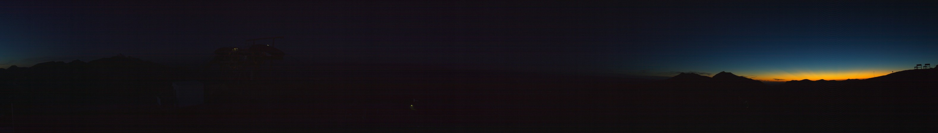 Jackson Hole Summit snow cam captured at 3 October 2026 at 7:53 pm GMT-6