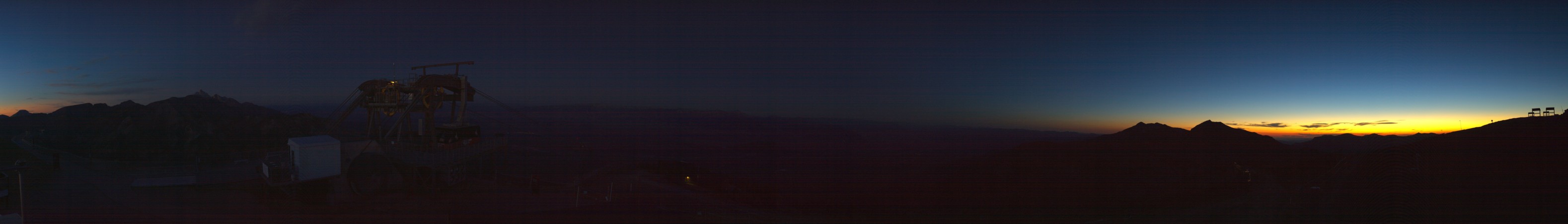 Jackson Hole Summit snow cam captured at 4 October 2026 at 7:39 pm GMT-6
