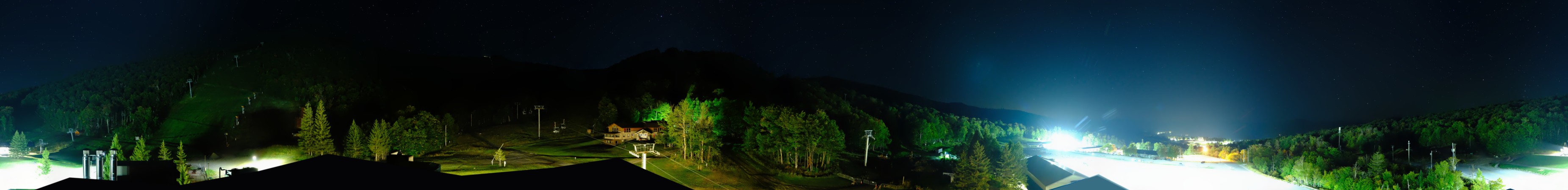 Killington Base Lodge snow cam captured at 11 September 2026 at 11:57 pm GMT-6