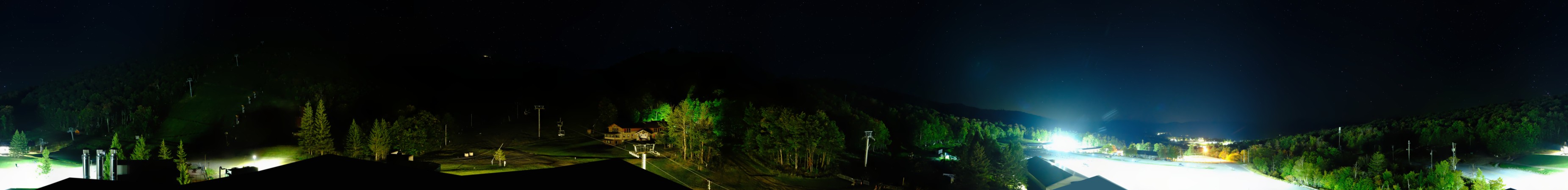 Killington Base Lodge snow cam captured at 14 September 2026 at 11:59 pm GMT-6