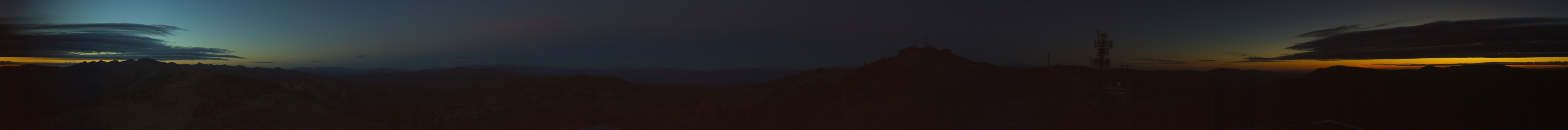 Palisades Tahoe Alpine Summit snow cam captured at 12 September 2026 at 8:45 pm GMT-6